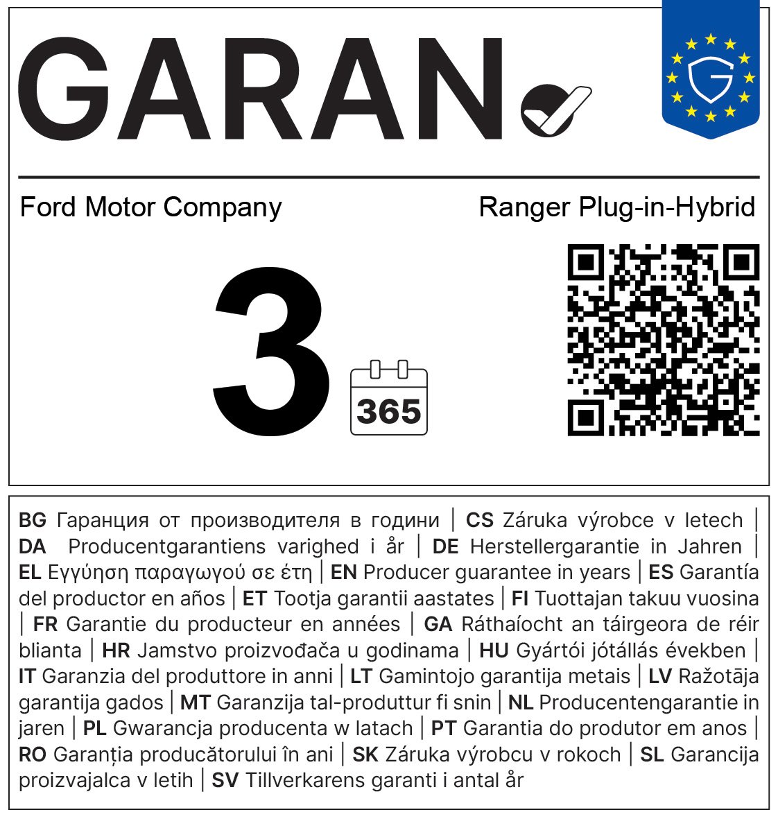 Ford Ranger 2.3 EcoBoost PHEV Wildtrak