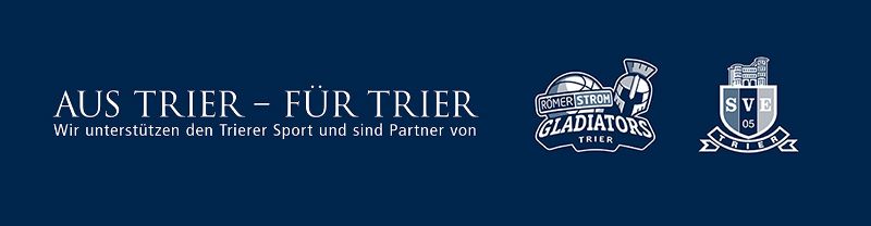 Gladiators und Eintracht Trier Logo